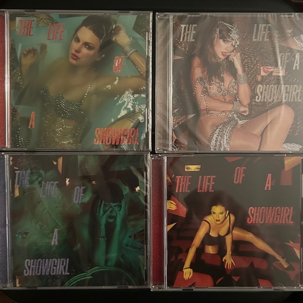 Taylor Swift The Life of a Showgirl (TLOAS) CD Collection (4) NEW